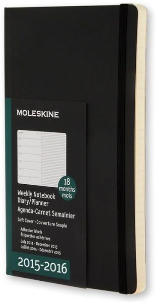 Cover for Moleskine · Moleskine 2016 18m Dairy Week Pock Black - 18 Month Diaries (Hardcover Book) (2015)