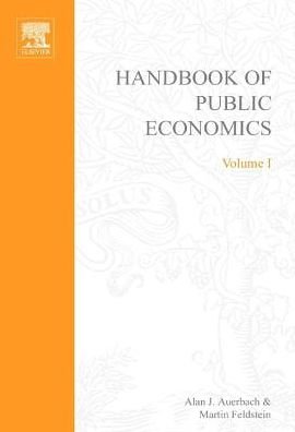 Cover for Auerbach · Handbook of Public Economics - Handbook of Public Economics (Innbunden bok) (1985)
