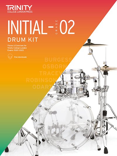 Trinity College London Drum Kit From 2020. Initial-Grade 2 - Trinity College London - Książki - Trinity College London Press - 9780857368126 - 2 września 2019