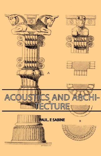 Cover for Paul E. Sabine · Acoustics and Architecture (Paperback Book) (2007)