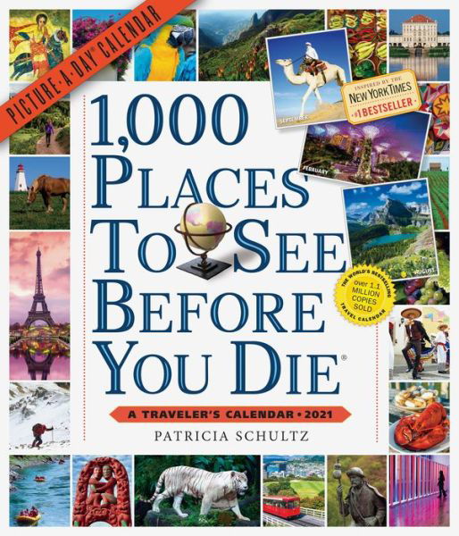 2021 1000 Places to See Before You Die Picture-A-Day Wall Calendar - Patricia Schultz - Mercancía - Workman Publishing - 9781523509126 - 21 de julio de 2020