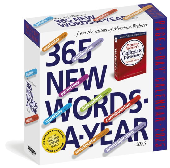 365 New Words-A-Year Page-A-Day® Calendar 2025: From the Editors of Merriam-Webster - Merriam-Webster Merriam-Webster - Gadżety - Workman Publishing - 9781523525126 - 19 września 2024