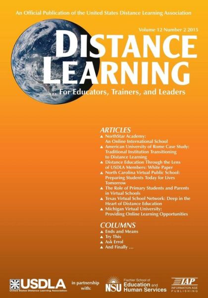 Distance Learning Magazine, Volume 12, Issue 2, 2015 - Michael Simonson - Książki - Information Age Publishing - 9781681232126 - 6 sierpnia 2015