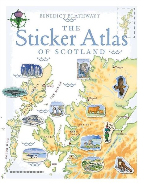 Cover for Benedict Blathwayt · The Sticker Atlas of Scotland (Paperback Book) (2019)