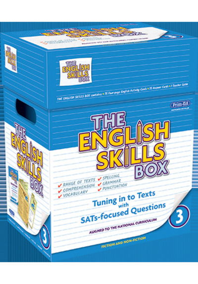 Cover for Prim-Ed Publishing · The English Skills Box 3: Tuning in to Texts with SATs Focused Questions - The English Skills Box (Bok) (2019)