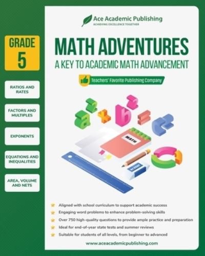 Cover for Ace Academic Publishing · Math Adventures - Grade 5 (Bok) (2023)