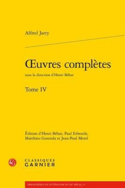 Cover for Alfred Jarry · L'Intellectuel Juif Entre Histoire Et Fiction (Taschenbuch) (2016)