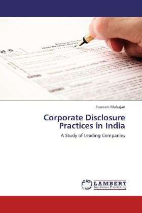 Cover for Mahajan · Corporate Disclosure Practices (Book)