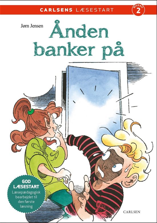 Cover for Jørn Jensen; Jørn Jensen · Carlsens Læsestart: Carlsens læsestart - Ånden banker på (Innbunden bok) [3. utgave] (2020)