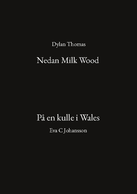 Cover for Dylan Thomas · Nedan Milk Wood och På en kulle i Wales (Paperback Book) (2025)