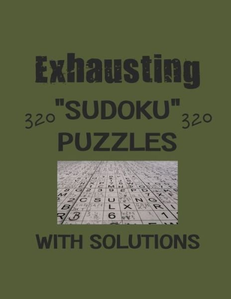 Cover for Depace' · Exhausting 320 Sudoku Puzzles with solutions (Pocketbok) (2021)