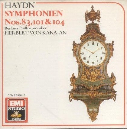 Cover for Joseph Haydn  · Sinfonia N.83 (1785) In Sol 'La Poule' (Gallina) (CD)