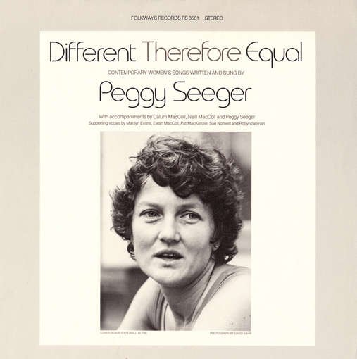 Cover for Peggy Seeger · Different Therefore Equal (CD) (2012)