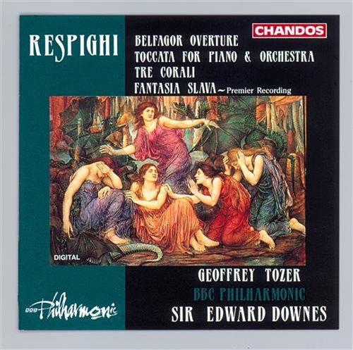 Belfagor Overture / Toccata for Piano - Respighi / Tozer / Downes / Bbc Philharmonic - Musikk - CHANDOS - 0095115931127 - 25. oktober 1994