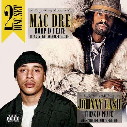 Cover for Mac Dre / Johnny Cash · Romp in Peace / Thizz in Peace (CD) [Limited edition] (2011)