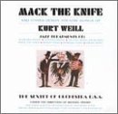 Cover for WEILL: Mack The Knife (CD) (2007)