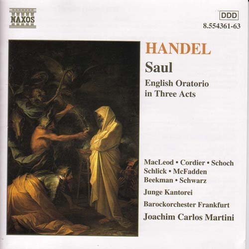 Cover for Handel / Macleod / Cordier / Schwarz / Martini · Saul (CD) (1999)