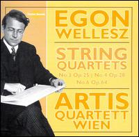 Cover for Wellesz / Artis Quartet Vienna / Schuhmayer · String Quartets (CD) (2008)