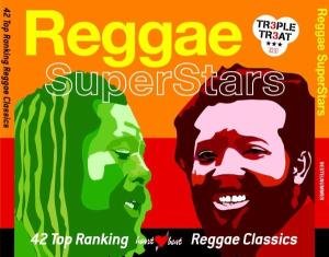 Cover for Reggae Superstars Heart Beat 42 Top Ranking Reggae (CD) (2013)