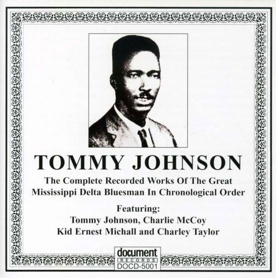 Cover for Tommy Johnson · Complete Recordings 1928-1929 (CD) (1994)