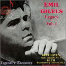 Emil Gilels Legacy Vol. 1 - Gilels - Musikk - DOREMI - 0723723514127 - 1. oktober 2018