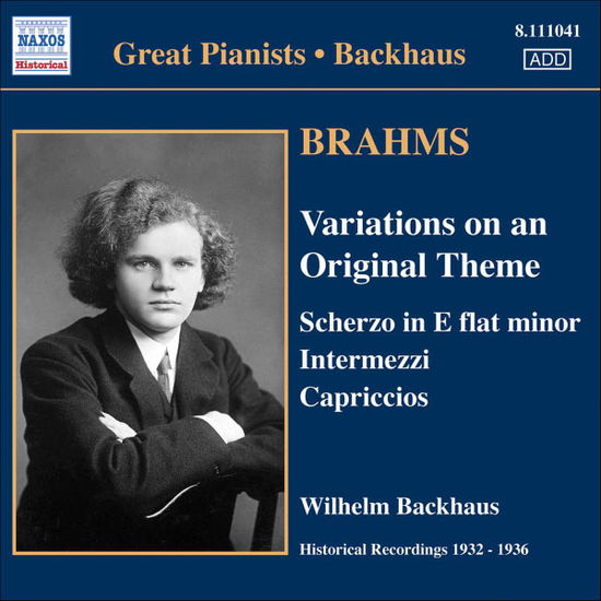 Cover for J. Brahms · Brahms: Solo Piano Works (Backhaus) (CD) (2006)