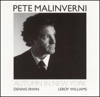 Cover for Pete Malinverni · Autumn In New York (CD) (2023)