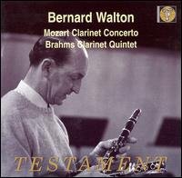Cover for Bernard Walton · Clarinet Concerto Testament Klassisk (CD) (2007)
