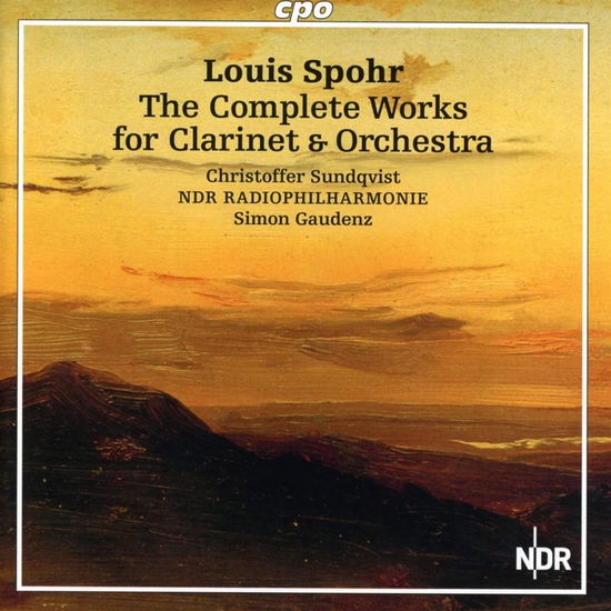 Cover for Spohr / Sundqvist / Ndr Radiophilharmonie · Complete Works for Clarinet (CD) (2023)