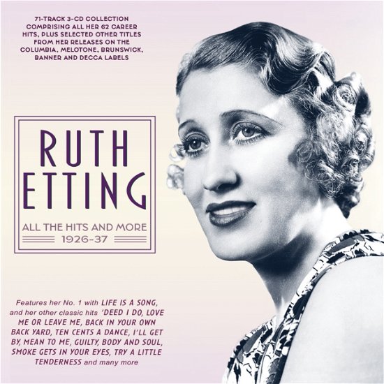 Cover for Ruth Etting · All The Hits &amp; More 1926-37 (CD) (2024)
