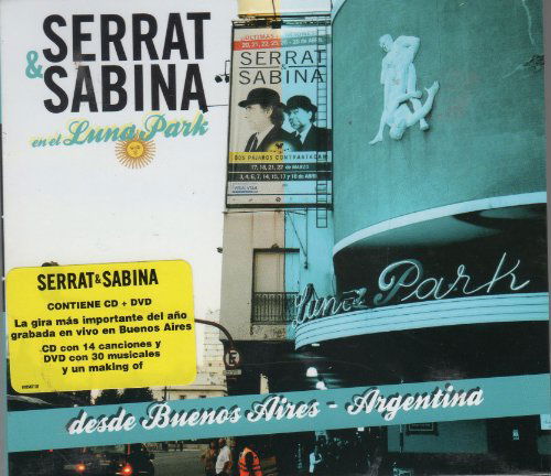 Cover for Serrat &amp; Sabina · Serrat Y Sabina en El Luna Park (CD) (2012)