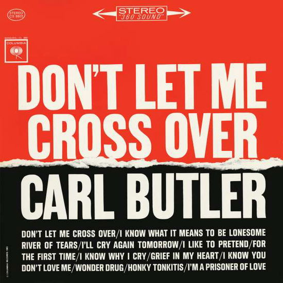 Cover for Butler Carl · Dont Let Me Cross Over (Mod) (CD) (2015)