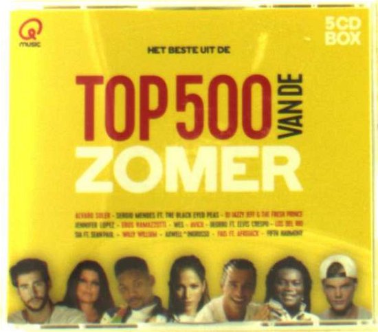 Qmusic Top 500 Zomer '16 - V/A - Music - SONY MUSIC - 0889853557127 - August 1, 2016