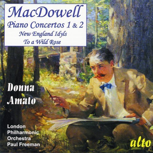 Cover for Donna Amato / Lpo · Macdowell Pno Concs 1.2 / Wild Rose / Idyls (CD) (2007)