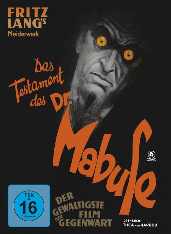 Cover for Fritz Lang · Das Testament Des Dr.mabuse-limi (Blu-ray) (2019)