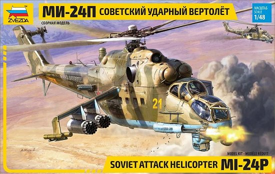 Cover for Zvezda · Zvezda - 1/48 Mil Mi-24p Russian Attack Helicopter (4/21) * (Spielzeug)