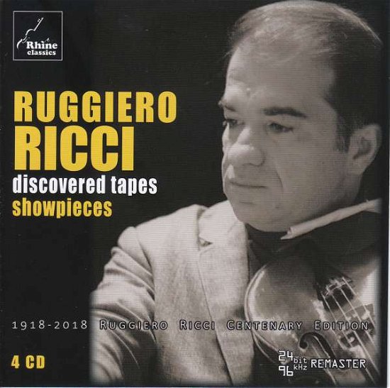 Cover for Ruggiero Ricci · Discovered Tapes Showpieces (CD) (2019)
