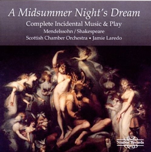 Cover for Felix Mendelssohn  · Sogno D'Una Notte Di Mezza Estate Op 21 (1826) (CD)