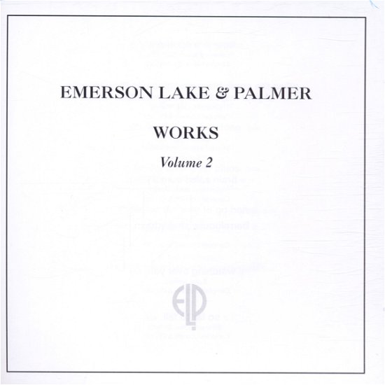 Cover for Emerson Lake &amp; Palmer · Emerson Lake &amp; Palmer-works Volume 2 (CD)