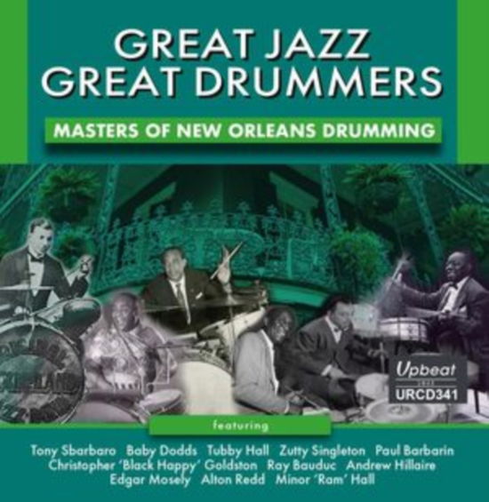 Cover for Great Jazz Great Drummers Masters of New Orleans · Great Jazz - Great Drummers - Masters Of New Orleans Drumming (CD) (2024)