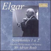 Cover for Elgar / Lpo / Boult · Symphonies 1 &amp; 2 (CD) (2007)