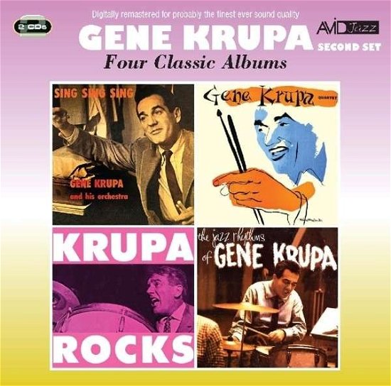 Four Classic Albums (Sing. Sing. Sing / Gene Krupa Quartet / Krupa Rocks / The Jazz Rhythms Of Gene Krupa) - Gene Krupa - Musik - AVID - 5022810707127 - 11 augusti 2014