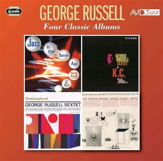 Cover for George Russell · Four Classic Albums (Jazz In The Space Age / George Russell Sextet In K.C. / Stratusphunk / The Stratus Seekers) (CD) (2018)