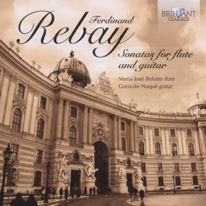 Rebay / Sonatas For Flute And - Maria Jose Belotto Flute - Musik - BRILLIANT CLASSICS - 5029365929127 - 8. oktober 2012