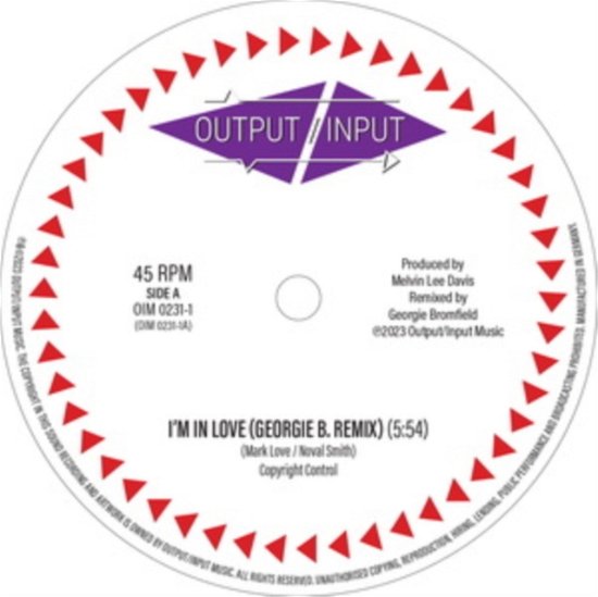 Cover for Output / Input · Im In Love (Georgie B. Remix) (LP) (2023)