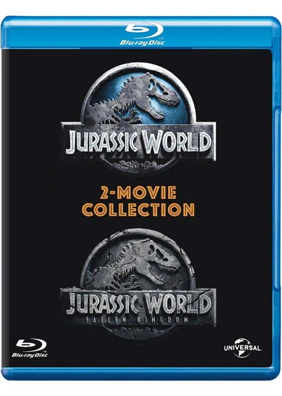 Cover for Jurassic World - 2 Movie Colle · Jurassic World / Jurassic World 2 - Fallen Kingdom (Blu-ray) (2018)