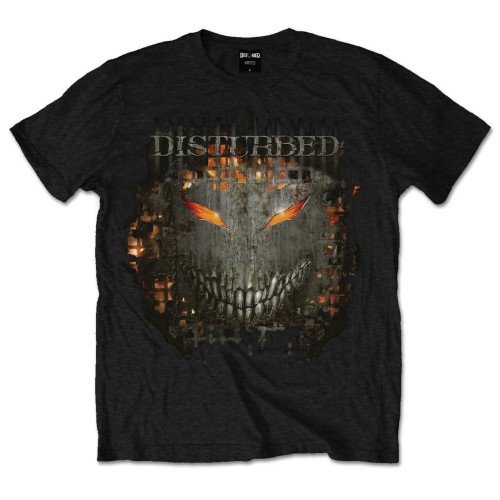 Disturbed Unisex T-Shirt: Fire Behind - Disturbed - Produtos - Bravado - 5055295377127 - 