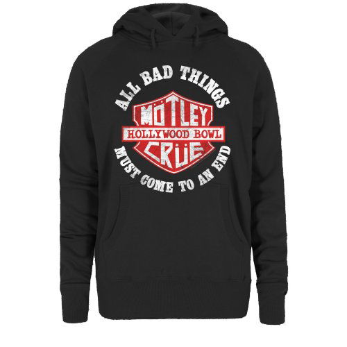 Motley Crue Ladies Pullover Hoodie: Bad Boys Shield - Mötley Crüe - Merchandise - Global - Apparel - 5055295393127 - 