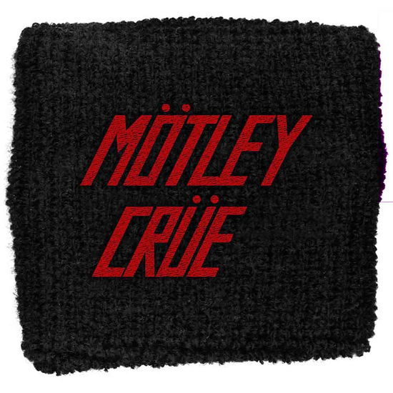 Motley Crue Embroidered Wristband: Logo (Loose) - Mötley Crüe - Produtos -  - 5055339790127 - 