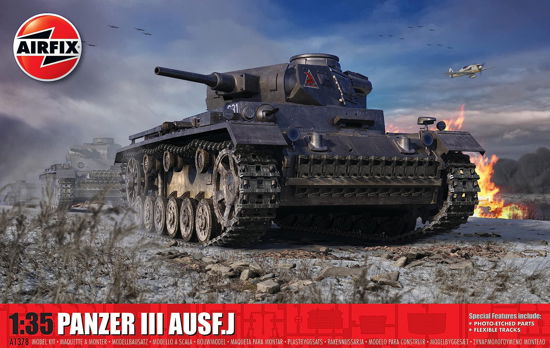 Airfix - 1:35 Panzer Iii Ausf J (11/22) * - Airfix - Merchandise -  - 5063129000127 - 